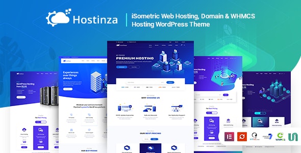 Hostinza Whmcs WebHosting WordPress Theme