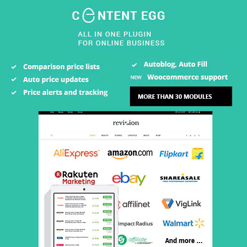 Content Egg all in one plugin for Affiliate