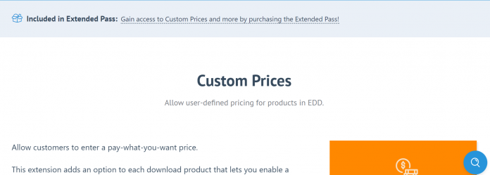 Easy Digital Downloads Custom Prices Addon