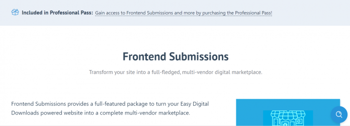 Easy Digital Downloads Frontend Submissions Addon 2.6.5