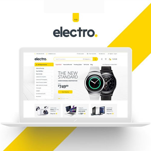 Electro Electronics Store WooCommerce Wordpress Theme
