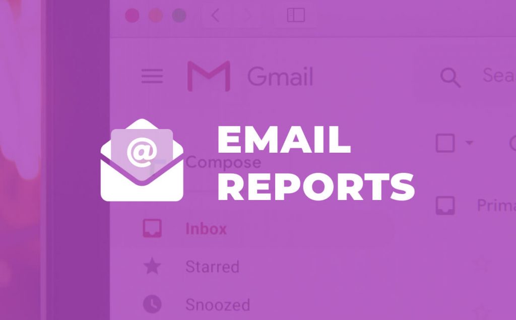 Give email reports plugin