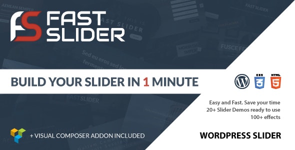 Fast Slider Easy and Fast Slider Plugin 