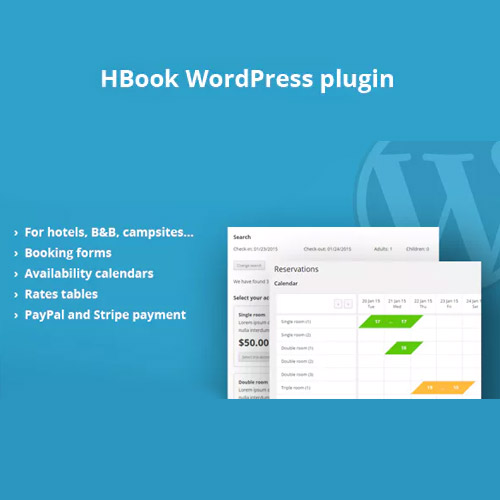 HBook Hotel booking system WordPress Plugin