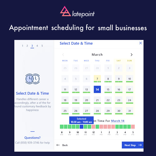 LatePoint Appointment Booking Reservation plugin