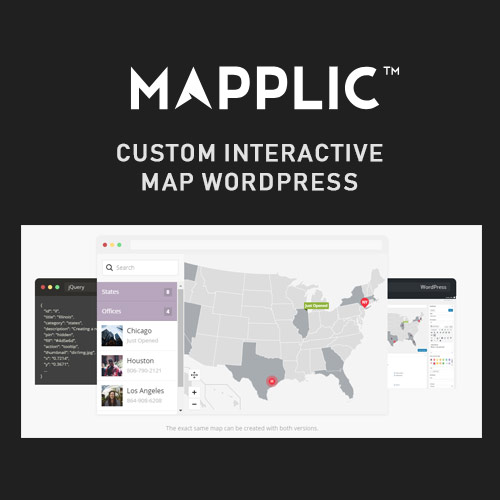 Mapplic Custom Interactive Map WordPress Plugin