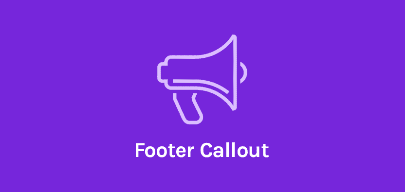 OCEANWP FOOTER CALLOUT ADDON