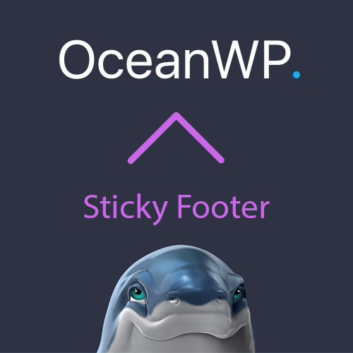 OCEANWP STICKY FOOTER ADDON