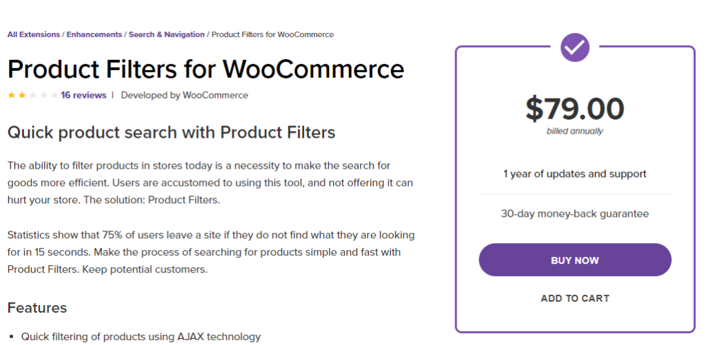 Product Filters for WooCommerce free download Developerszone