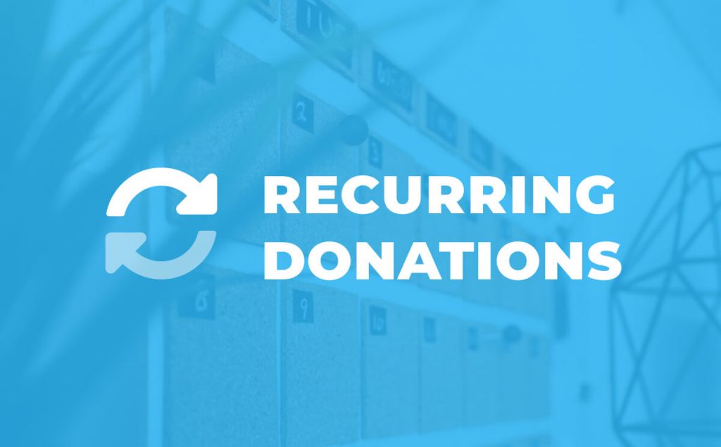 GIVE RECURRING DONATIONS