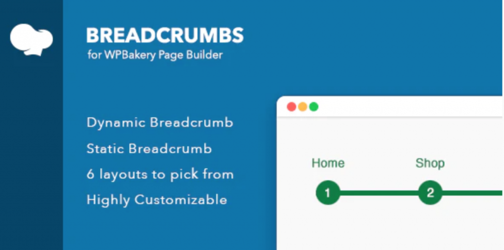 BREADCRUMBS FOR WPBAKERY PAGE BUILDER