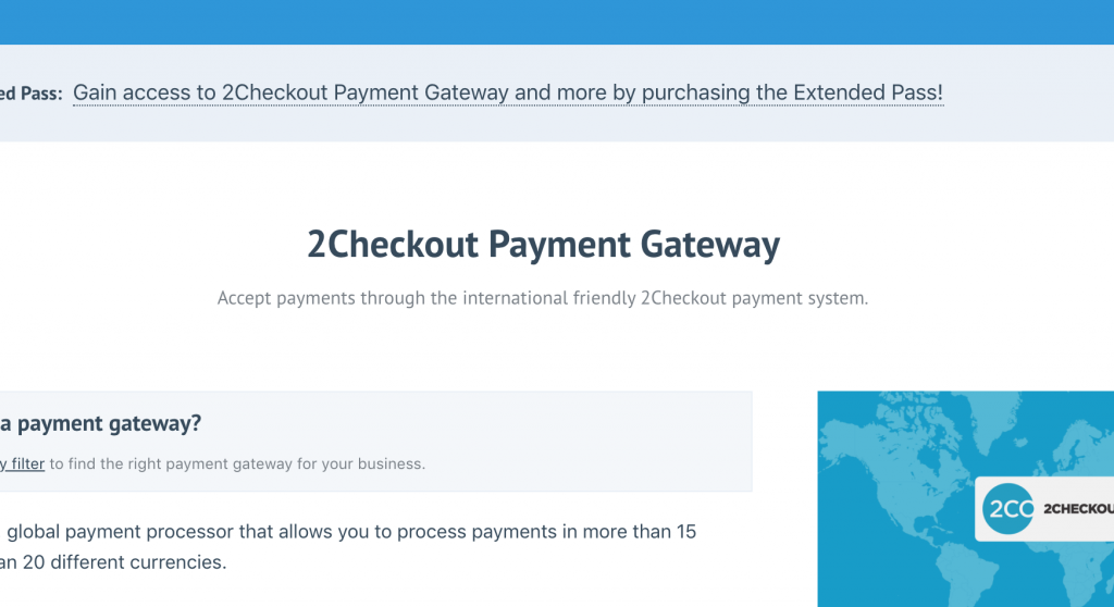 2CHECKOUT GATEWAY ADDON