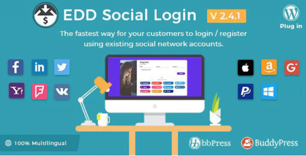 SOCIAL LOGIN Wordpress Plugin