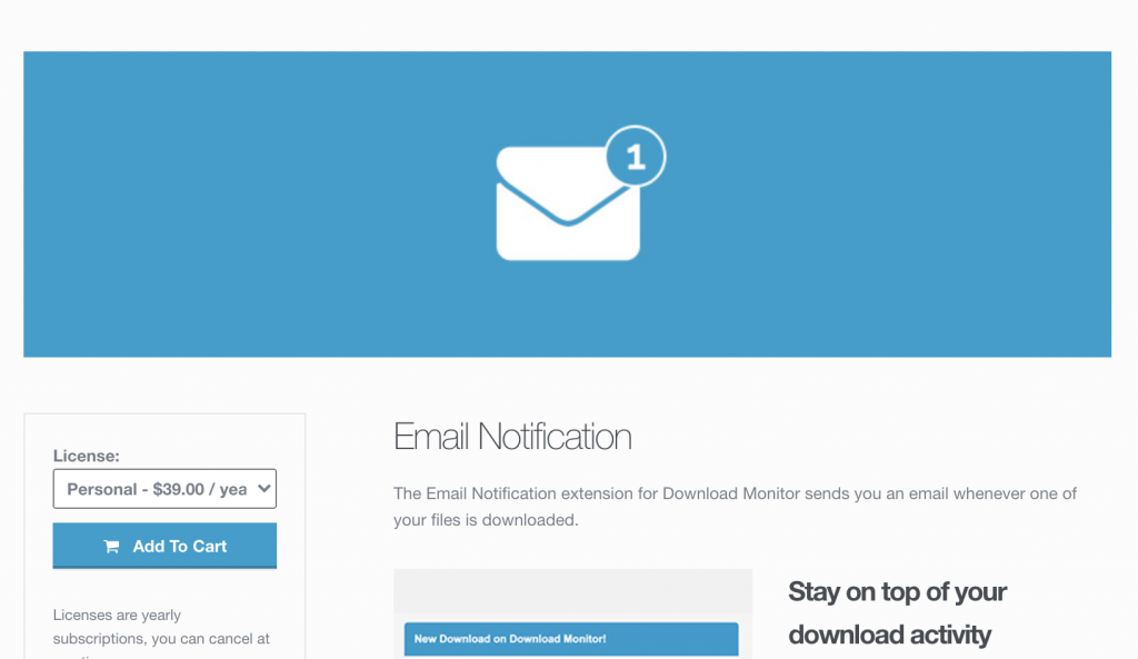 DOWNLOAD MONITOR EMAIL NOTIFICATION