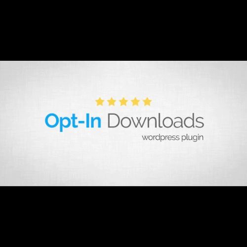 Opt In Downloads WordPress