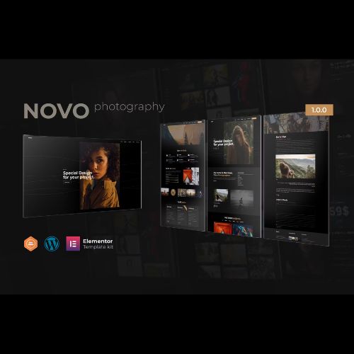 Novo Photography WordPress Theme