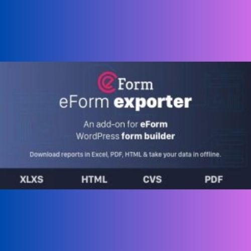 Exporter for eForm Reports Submissions