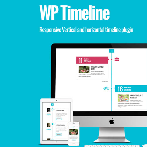 WP Timeline Vertical and Horizontal plugin
