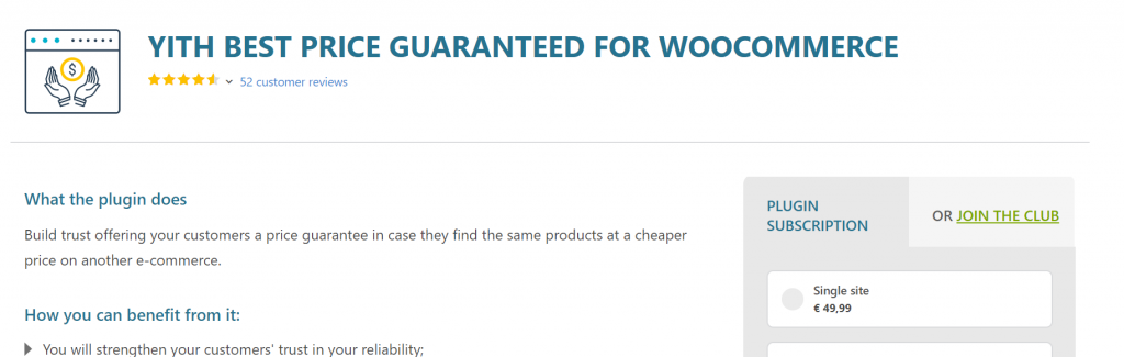 YITH Best Price Guaranteed for WooCommerce