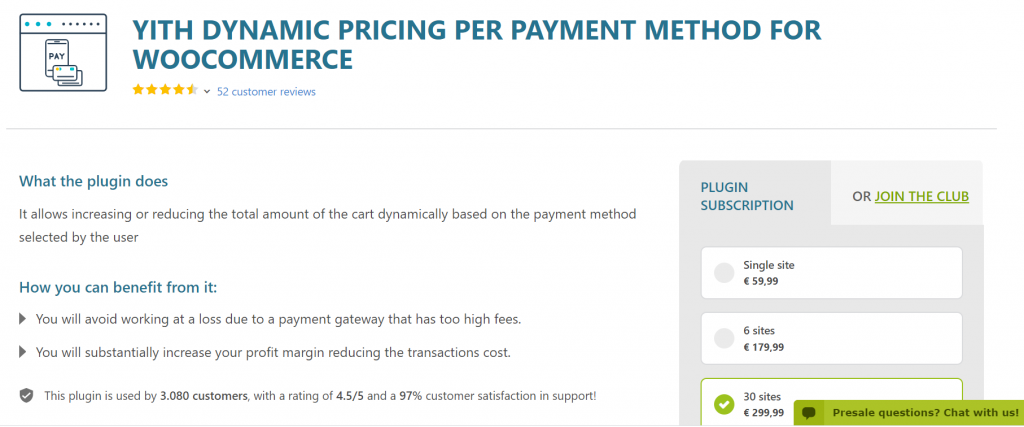 YITH DYNAMIC PRICING PER PAYMENT METHOD WOOCOMMERCE YITH DYNAMIC PRICING PER PAYMENT METHOD WOOCOMMERCE