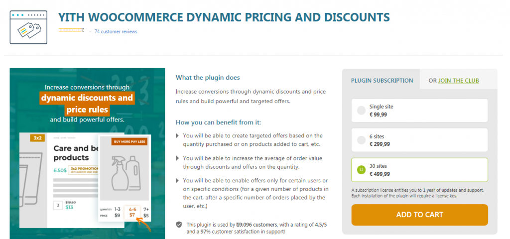 YITH WOOCOMMERCE DYNAMIC PRICING