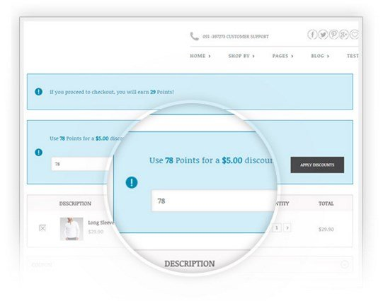 YITH WOOCOMMERCE POINTS AND REWARDS