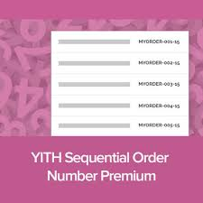 YITH WOOCOMMERCE SEQUENTIAL ORDER NUMBER