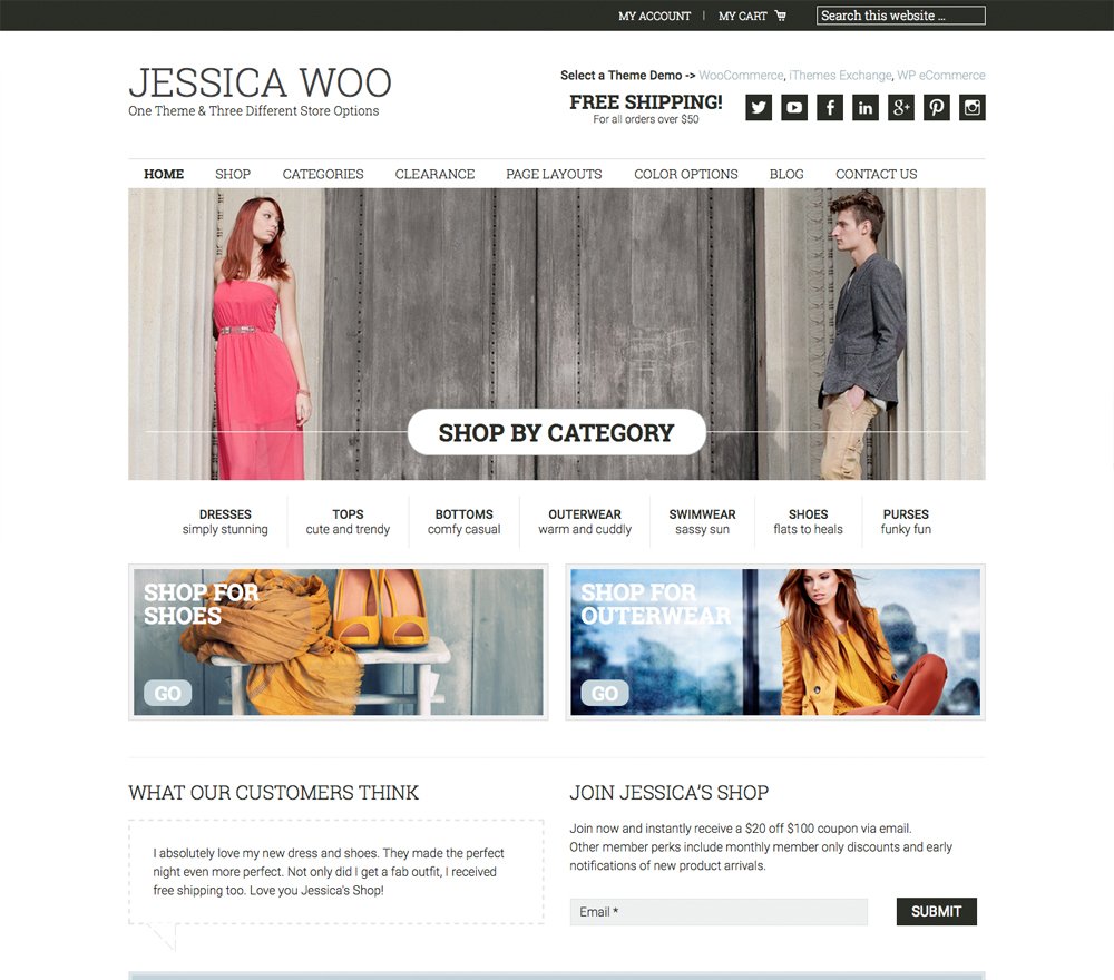 Jessica WordPress Theme