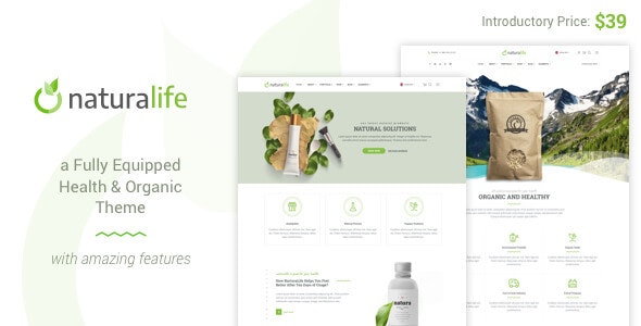 NaturaLife | Health & Organic WordPress Theme