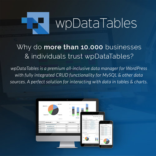 WpData Tables and Charts Manager