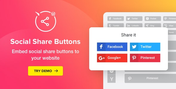 Social Share Buttons for WordPress