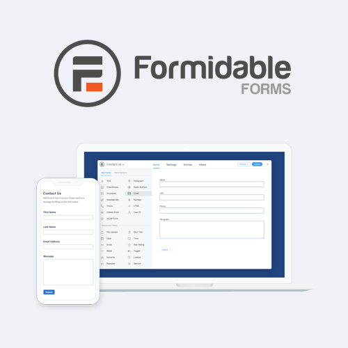 Formidable Forms Pro WordPress Form Builder