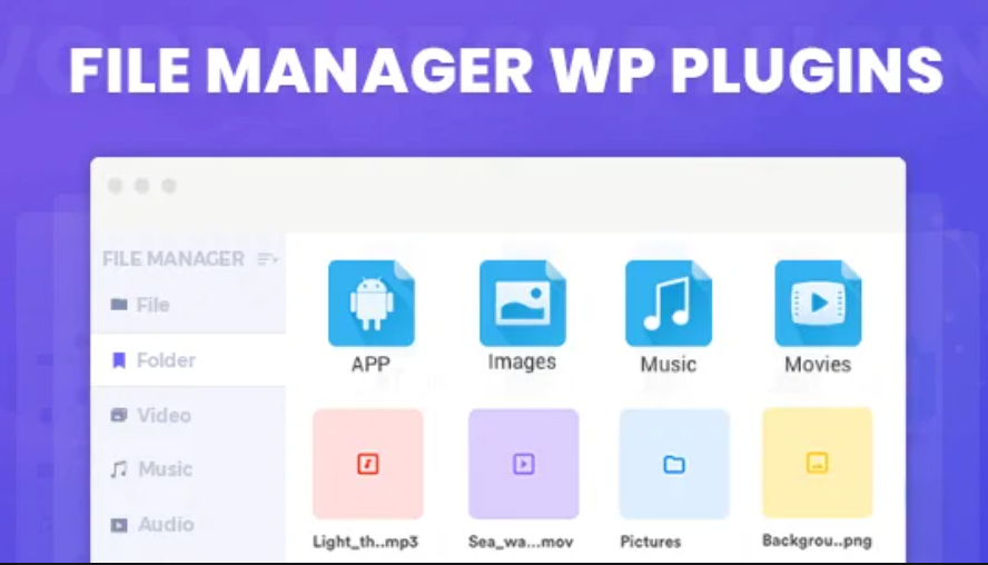 WP File Download plugin WordPress file manager