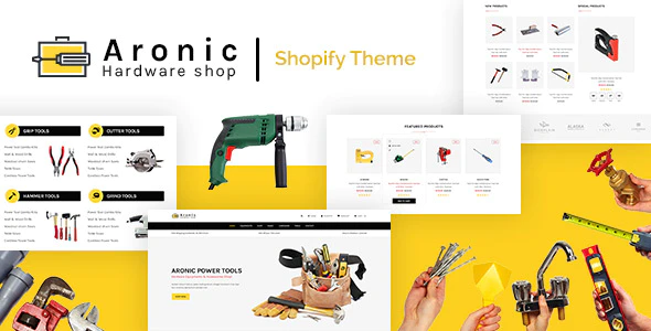 Aronic Hardware Store Handyman Shopify Theme