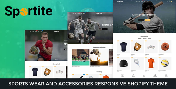 Sportite Sports Accessories Responsive Shopify Theme