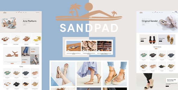 Sandpad Sandals And Footwear Shoes Responsive Shopify Theme