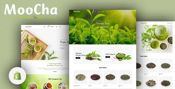 Moocha Tea Shop Organic Store Responsive Shopify Theme