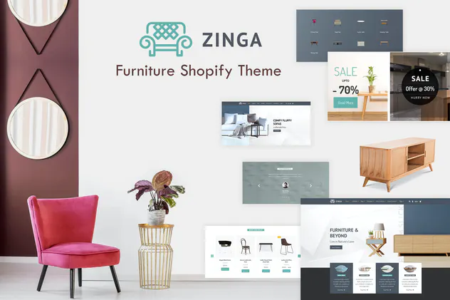 Zinga Furniture Shopify Theme
