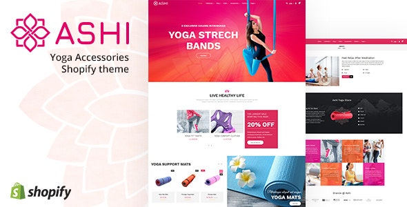 Ashi Yoga Pilates Fitness Shopify Theme