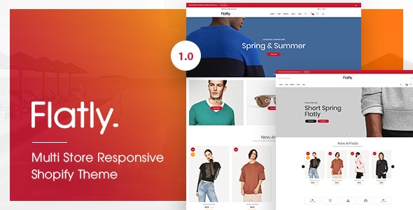 Flatly Multi Store Responsive Shopify Theme