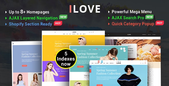 iLove Highly Creative Responsive Shopify Theme