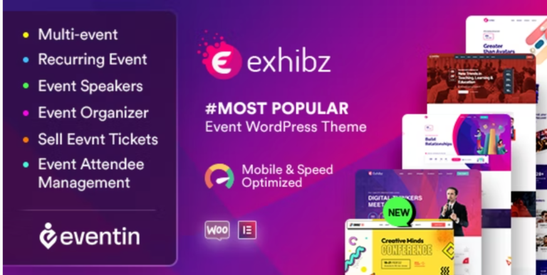 Exhibz Event Conference WordPress Theme