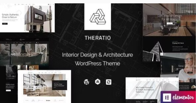 Theratio Architecture Interior Design Elementor